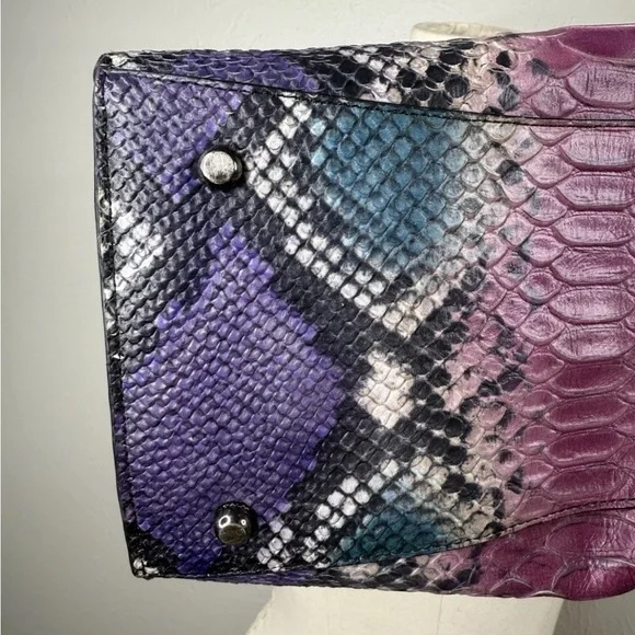 Coach Crosby Carryall, Embossed Leather, Python Multicolor - Picture 5 of 10